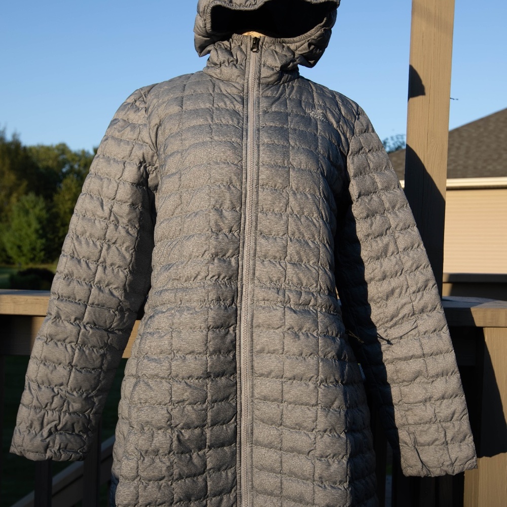 The North Face Gray Thermoball Parka XL